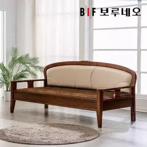 [보루네오하우스]뜨끈뜨끈 곡선쿠션 원적외선 황토볼 온돌쇼파 (가로224cm/전국무배)