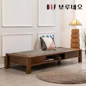 [보루네오하우스]뜨끈뜨끈 평상수납 석영장석 맥반석 온돌쇼파 (가로218cm/전국무배)