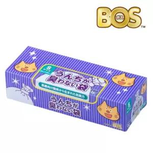 일본 보스BOS 고양이 배변봉투 S사이즈 200매 캣 이동장 모래 냄새 차단 튼튼한 비닐봉투