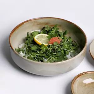 마루 분청 국산 도자기 비빔기 22.5cm 1p
