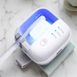 1인 칫솔 살균기 충전식 휴대용 UV LED 건조기 자석 탈착 벽걸이