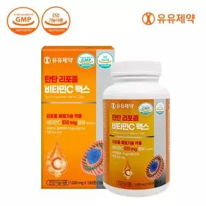 [유유제약] 탄탄 리포좀 비타민C 맥스 (1,000mgX180정) 비타민C 510mg/7중복합기능성