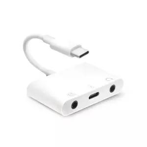 C타입 USB AUX 젠더 12cm 충전 음악감상