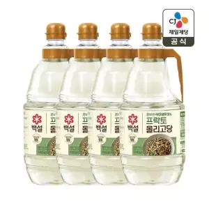 백설 프락토 올리고당 2.45kg x4개