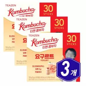 티젠 타먹는 콤부차 요구르트 30개입 x 3개 콤푸차 회사 사무실 운동 KOMBUCHA TEA