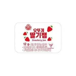 오뚜기 딸기잼 디스펜팩 12g x 100개