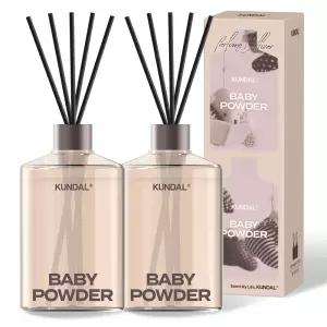 쿤달 시그니처 디퓨저 인테리어 퍼퓸 세트 베이비파우더 500ml 2개