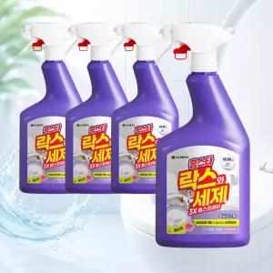 홈스타 락스와세제 3X 폼스프레이 후로랄 (욕실청소용) 900ml x 4개