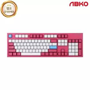 ABKO 유선 기계식 키보드, K660P 프리미엄 무빙LED 축교환, 광축클릭 마젠타 USB