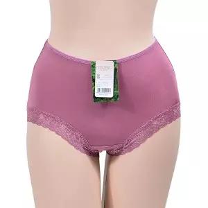 [속옷천국]청량한 인견소재 부드러운 촉감 누디 레이스 여성 맥시팬티0107af