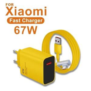 Xiaomi Mi 14 13 12 11 POCO X5 Pro Redmi Note 11 고속 충전 용  67W 초고속 충전기 전화 어댑터 6A Type-