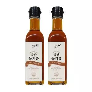 청화농산 국산 들기름 200ml x 2 코스트코 두레샵2605