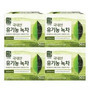 녹차원 유기농 순수녹차 1.2g x 50티백 x 4 코스트코 마켓송지2605