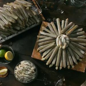 자연산 갯벌의 맛조개 1kg 세척 손질 구이 바지락