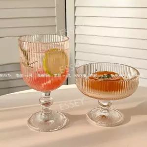 고블렛 아이스크림 잔 와인잔 칵테일잔 세트 투명 샴페인 유리잔 그릇 디저트컵 글라스