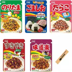 마루미야 후리카케 신팩 노리타마 고마시 아지도라쿠 대구 로 스키야키 베스트셀러 5종 세트 일본 플러스