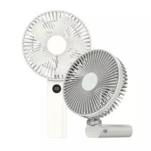 /디자인에버 코끼리 100단 폴딩 빅팬 휴대용 접이식 핸디 선풍기