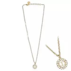 [DIOR]디올 쁘띠 CD 서클 목걸이 골드 156793694