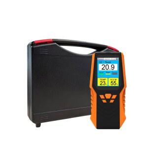 일산화탄소감지기 휴대용 산소 농도 측정기 030 습도 디스플레이 , 온도 LCD USB VOL, CO2 측정, 실시간 충전식