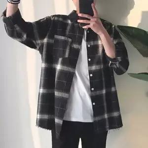 남성 남방 긴팔 가을옷 체크 디자인 캐주얼 데일리룩 긴팔남방 남자체크남방 (W473ED2)