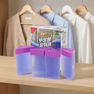산도깨비 옷장용 탈취제 라벤더향 65g 4개입x2개