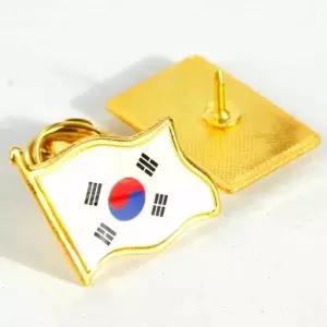 태극기 와펜 브로치 한국적인선물 미니브로치 태극기기념품