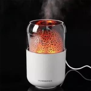 ( )웰스온 볼케이노 USB 무드등 가습기 V3 250ml 화이트 책상용가습기 탁상가습기 휴대용가습기