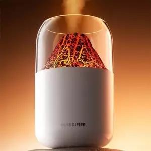( )웰스온 볼케이노 USB 무드등 가습기 V2 250ml 화이트 휴대용가습기 가습기용품 탁상용가습기