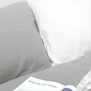 화이트 호텔 침구 세트 부드러운 호텔 침구 커버 마이크로 극세사