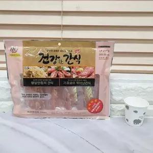 강아지 간식 막대 사시미윙 애견용 400g 애견간식 수제