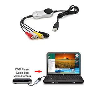 캡쳐보드 EZCAP170 USB 2 0 8MM VHS PC로 박스 카세트 캠코더 비디오 카드 윈도우 S비디오 캡처 플레이어 TV 녹화 테이프 카메라