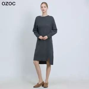 [오조크(OZOC)] 홀가먼트 언발 니트원피스 (택가격: 139000원)