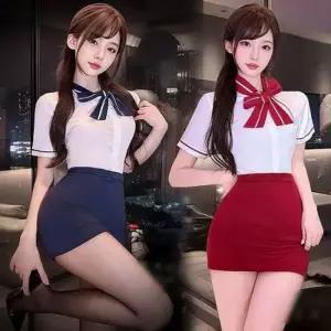 머리승무원 코레 섹시 망사 란제리 성인용