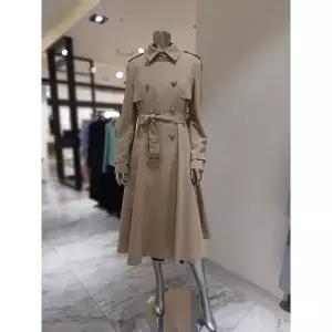 재고소진 미니멈 A라인 더블 트렌치코트 MZAGWY1870A