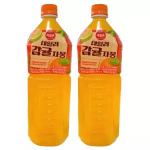 해태 과일촌 데일리 감귤자몽 1.5L 2개
