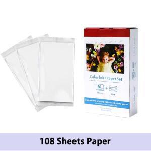 캐논 셀피 컬러 잉크 및 용지 세트와 호환 가능 인화지 프린터, CP1500, CP1300, CP1200, CP910, CP900, KP