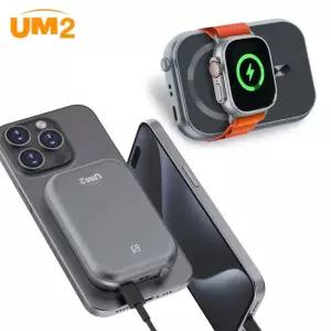 UM2 3in1 맥세이프 보조배터리 10000mAh 고속충전 자석형 아이폰 무선휴대용 UMPB-MF10K