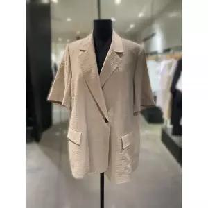 한정수량 VOV 린넨 블렌드 하프 박시 자켓(7126210700)