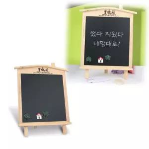 인테리어 탁상용 미니 우드 자석 칠판 세트 카페 메뉴판 가정용 메모 게시판 자석칠판 인테리어소품 가정용메모판