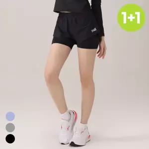 에버라스트 여성 러닝 쇼츠 3부 바렝스 러닝복 반바지 2장