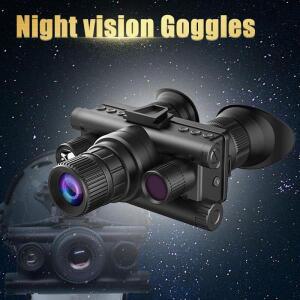 Z9157 4K UHD 40MP 헤드 마운트 전술 망원경 고글 8배 줌 600M 적외선 야간 투시 쌍안경 사냥 트레일 카메