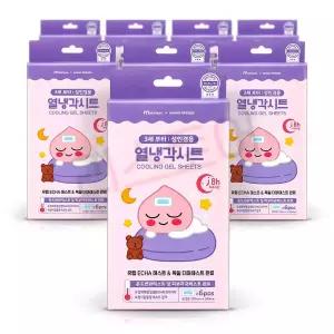 카카오프렌즈 어피치 열냉각시트 6매 8개 쿨시트