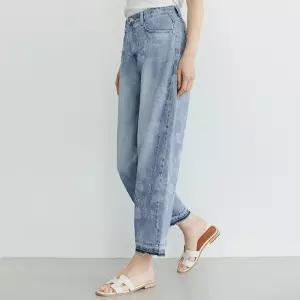[데드라](88size)딘플라워나염데님팬츠 PTF3121