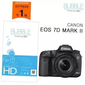 버블 1매 eos 7d mark2 호환 고투명 디지털 카메라 상단 액정 보호필름 스크래치 방지 스크래치방지 기스방지 디카액정필름