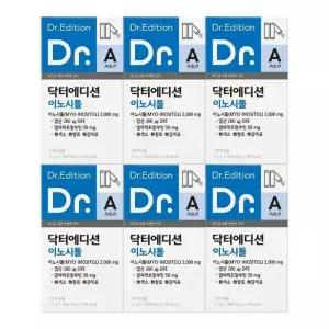 닥터에디션 이노시톨 30포 6세트(임신준비 성인남녀 생리전증후군 엽산)