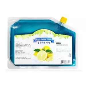 메가커피 쥬피터 블루레몬 시럽 리필형 1kg