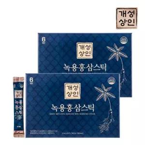 개성상인 녹용홍삼스틱 10ml x 30포 x 2박스 (총 60포)
