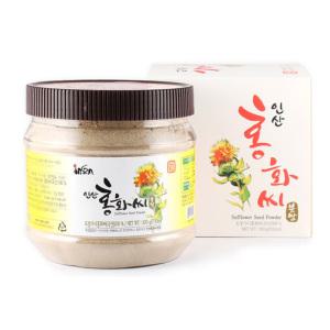 인산죽염 홍화씨 분말 500g 국내산 토종 홍화씨 분말