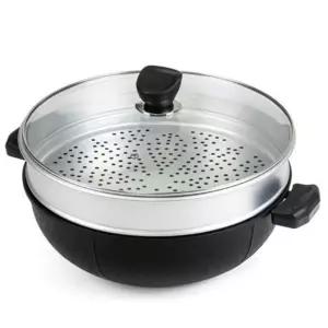 퀸센스 국산 인덕션 2단찜기 만능냄비 36cm 멀티웍