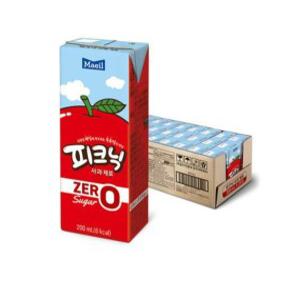피크닉제로 제로주스 사과 200ml 24개